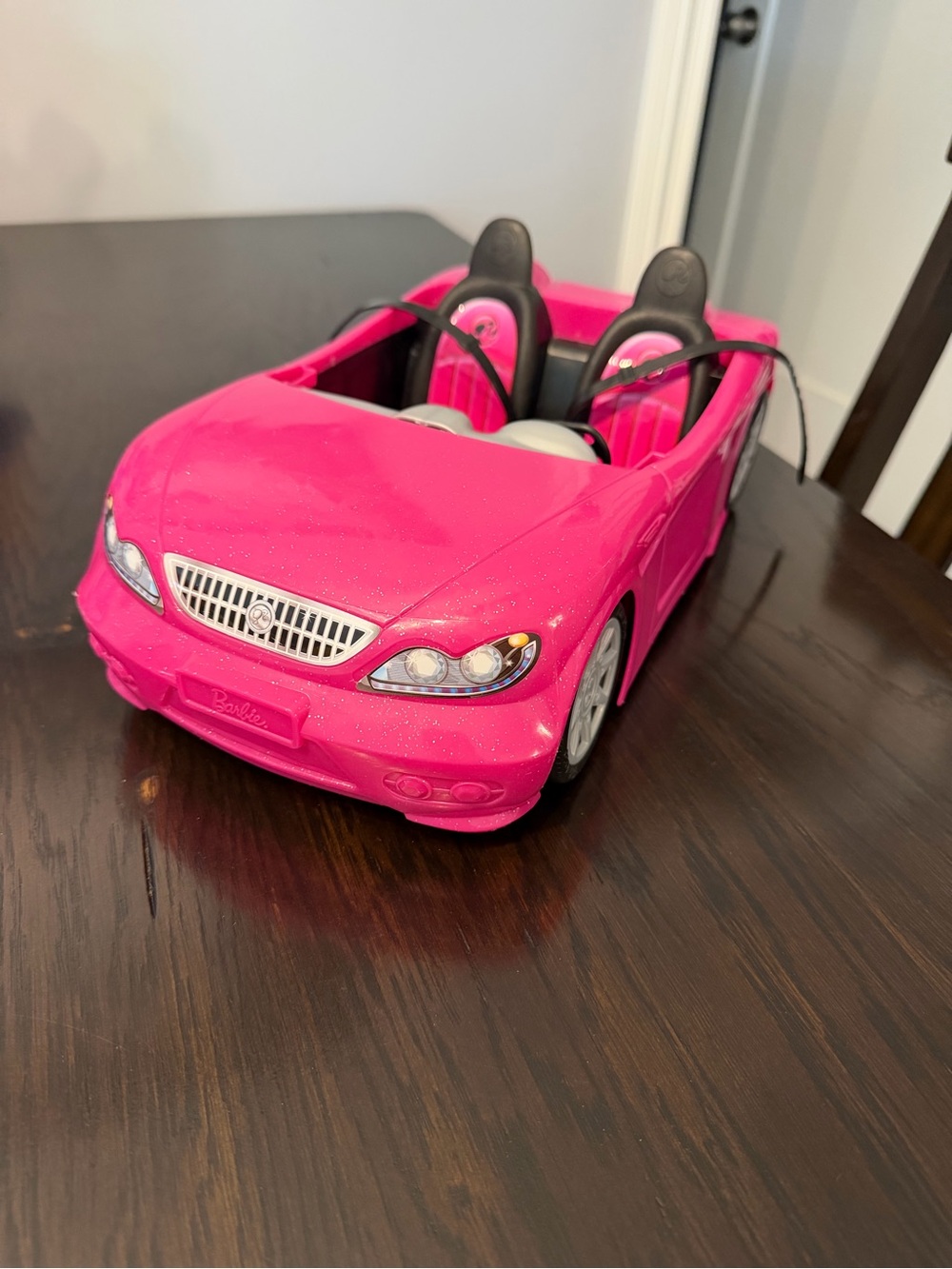 Barbie Hot Pink Convertible Doll Car